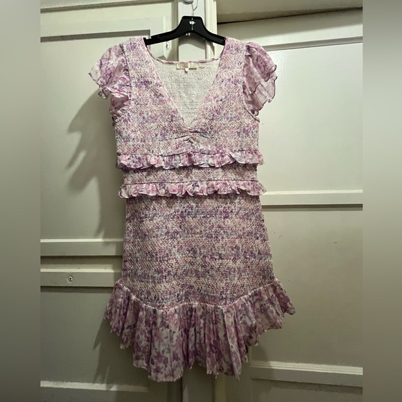 Loveshackfancy Sonora ruffle mini dress size Large NWOT - Picture 2 of 16